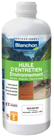 HUILE ENTRETIEN ENVIRONNEMENT